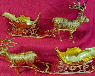 BRASS REINDEER 