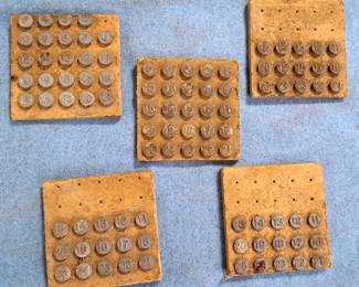 NUMBERED ANTIQUE TACKS