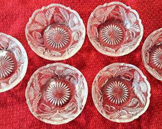 CUT GLASS BOWLS LOT