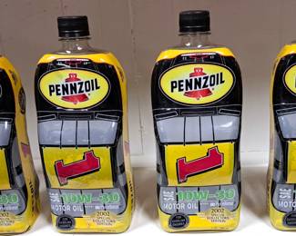 SCARCE PENNZOIL BOTTLES NASCAR RACECAR