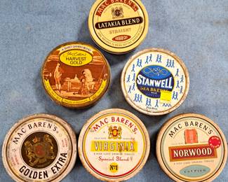 TOBACCO TIN CANS