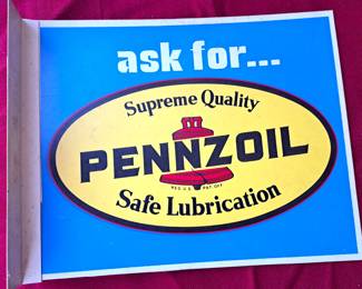 PENNZOIL STORE SIGN