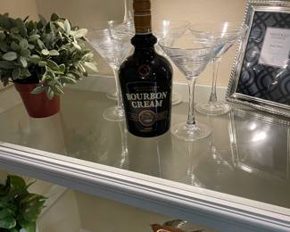 beautiful glassware (but not the alcohol!)