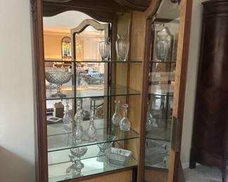 Curio cabinet (open)