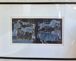 Hans Erni "Chevaux" (stalls)