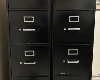 Hon vertical file cabinet #1, #2