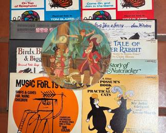 Extensive collection of LPs, a few (staff faves) pictured here