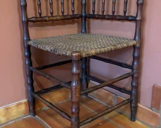 Antique Bobbin stool chair