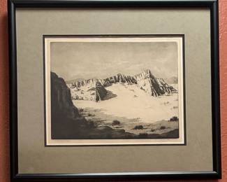 "In red rock canyon" Aldolittle, signed