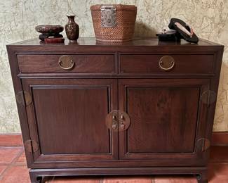 Chinese record cabinet 2 drawers/2 doors