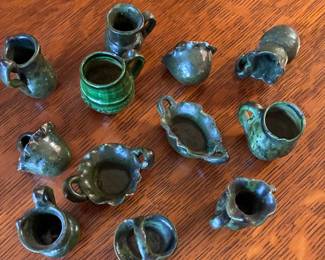 Vintage Oaxacan, Mexico miniature pottery