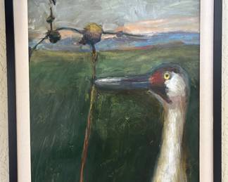 Tara Zalewsky-Nease, oil painting "Bosque legend"