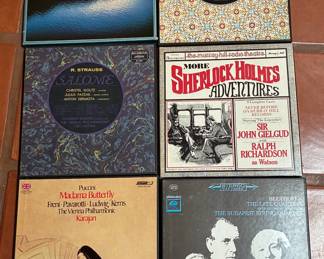 Extensive collection of LPs, a few (staff faves) pictured here