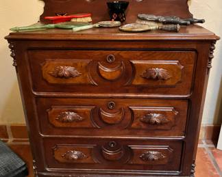 American Victorian walnut dresser