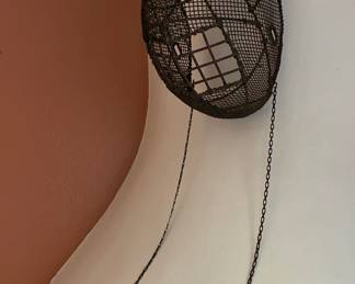 Antique fencing helmet