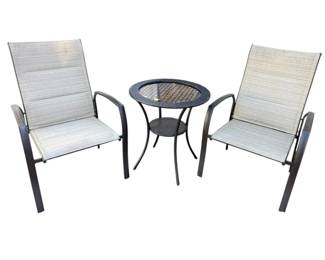 Hampton Bay Patio Chairs Side Table