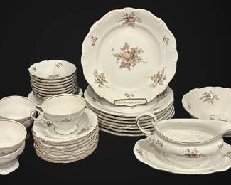 Johann Haviland Floral China Set, Bavaria Germany