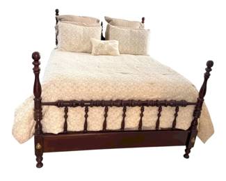 Queen Bed, Stearns Foster Estate Mattress And Boxspring