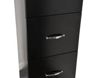 Black 4Drawer File Cabinet