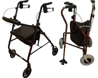 Rollator, Adjustable Cane, TriWalker