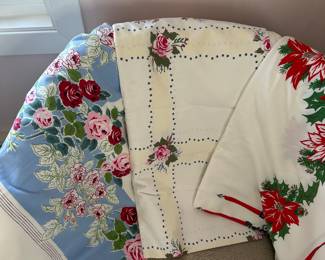 vintage tablecloths 