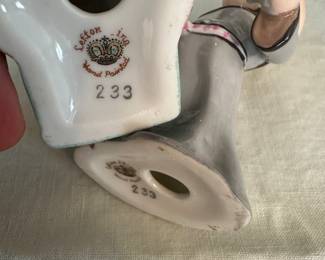 Lefton Hummingbird figurine, Towle bird music box, Lefton hand painted figurines, Boyds Bear nurse  