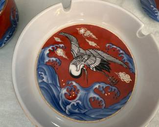 Takahashi tea set and ashtray 