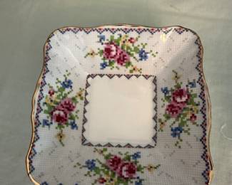 Royal Albert petit point nut dish 