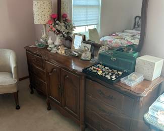 Vintage Caldwell Mirrored dresser 