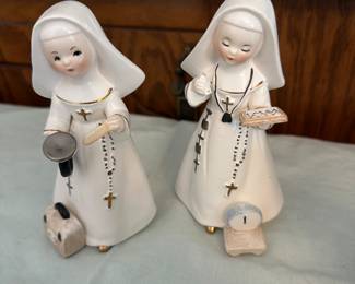 National Potteries Nun figurines