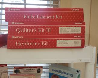 Husqvarna quilters kit, heirloom kit, embellishment kit