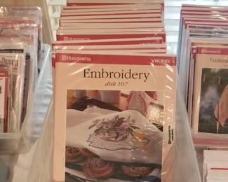 Husqvarna EMBROIDERY pattern and disc