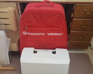 Storage luggage for machine