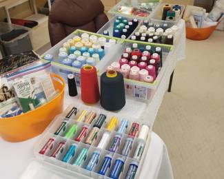 Hundreds of Embroidery thread.. mostly new