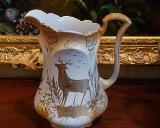 Love this deer water pitcher