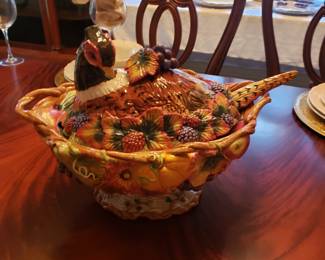 FITZ  & FLOYD BIRD TUREEN