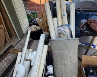 PVC pipes for dust collection