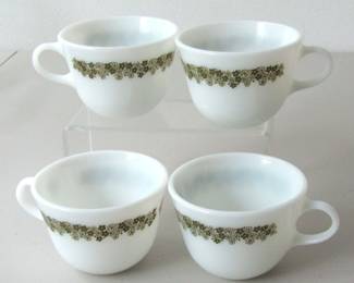 Pyrex Crazy Daisy (Spring Blossom) Cups