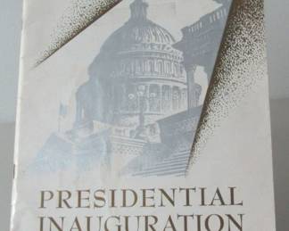 You will never tire of reading through this program from the 1953 inauguration of President Eisenhower. The piece is full of beautiful black and white photos of both Eisenhower's family and Vice President Richard Nixon's family. Eisenhower's grandson David ended up marrying Nixon's daughter Julie!