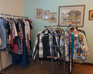 LADIES CLOTHING, FRAMED GODEY PRINTS OF LADIES FASHIONS