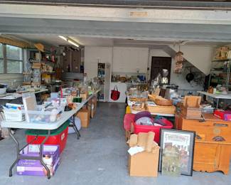 THE GARAGE IS ABSOLUTELY PACKED!!