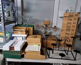 ITEMS IN ORIGINAL BOXES - NEVER USED. ONE PIECE OF EACH IS OUT FOR DISPLAY PF WHAT IS STILL PACKAGED