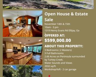 Ellijay Open House Estate Sale