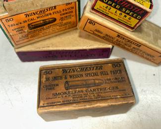 Winchester ammo boxes 