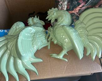 Metal roosters