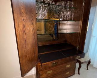 Bar table slides out very cute 