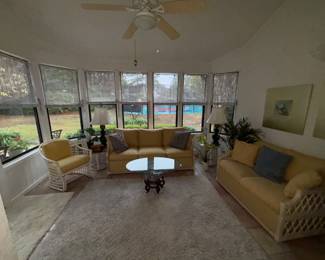 Awesome rattan patio set