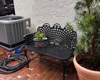 Black rod, iron bench