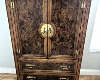 BUY IT NOW!  $175.00. Armoire (with matching dresser and nightstand. 38" W x 18" D x 60" H.