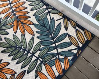 Safavieh Florida Shag outdoor rug.  6' x 4'